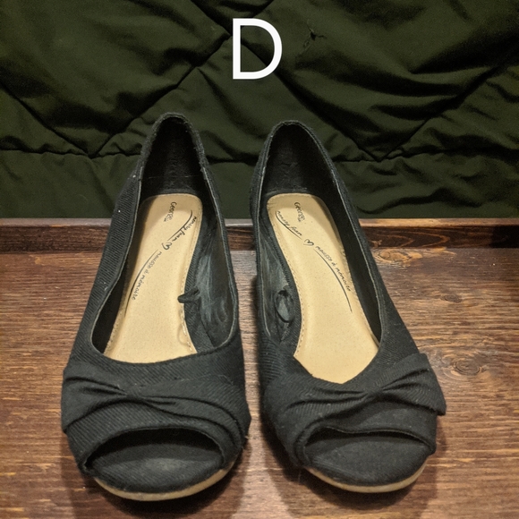 ✨George black wedge - Picture 2 of 2